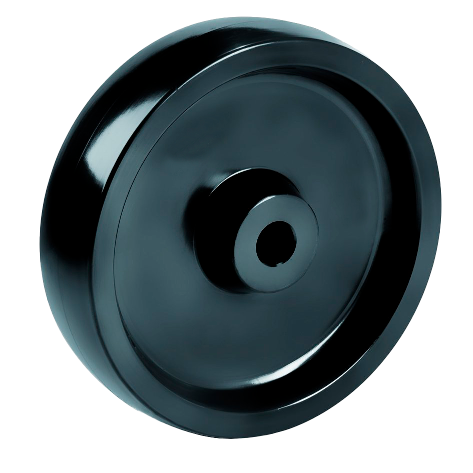 200x42x16-HT - Колесо для колбасных рам, тележек для фарша - чебурашек (полиамид, до 170°С)