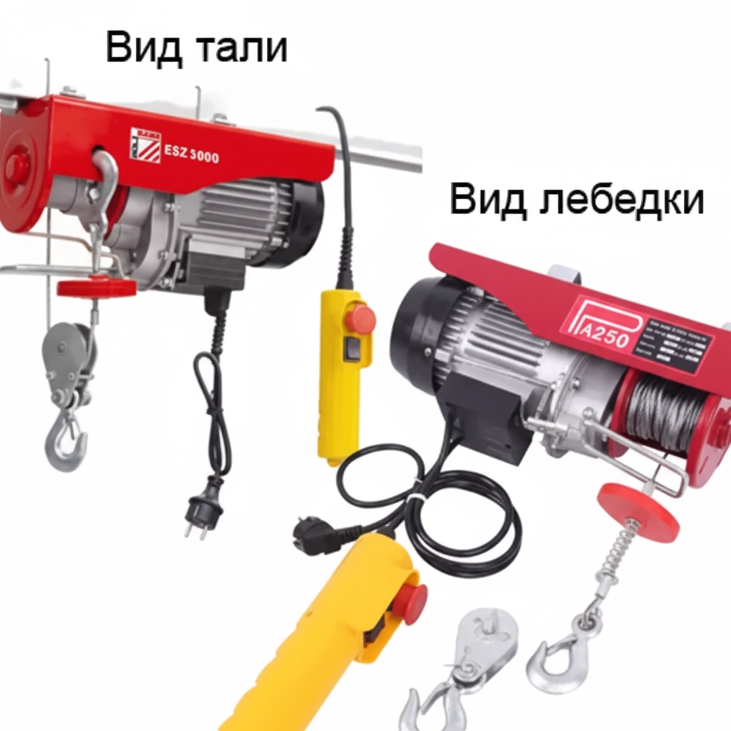 Электрическая таль РА 125/250 кг 12/6 м