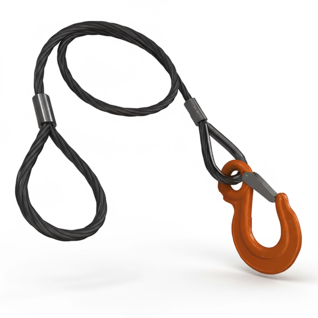 Строп канатный одноветвевой 1СК-2т 5м (опрессовка)