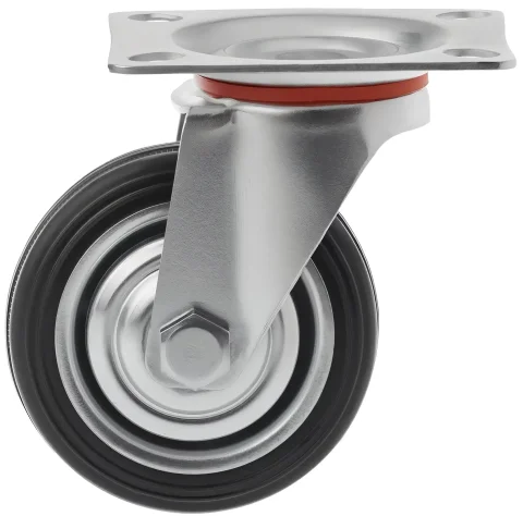 SC 93 - Промышленное колесо 75 мм (площадка, поворотн., черн. рез., роликоподш.)