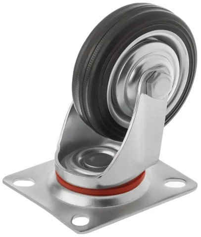 SC 93 - Промышленное колесо 75 мм (площадка, поворотн., черн. рез., роликоподш.)